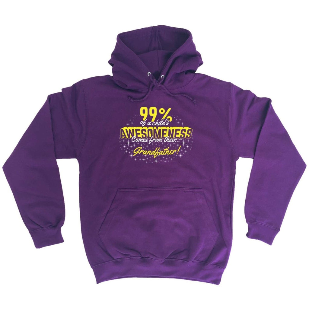 99 Of Awesomeness Comes From Grandfather - Funny Novelty Hoodies Hoodie - 123t Australia | Funny T-Shirts Mugs Novelty Gifts