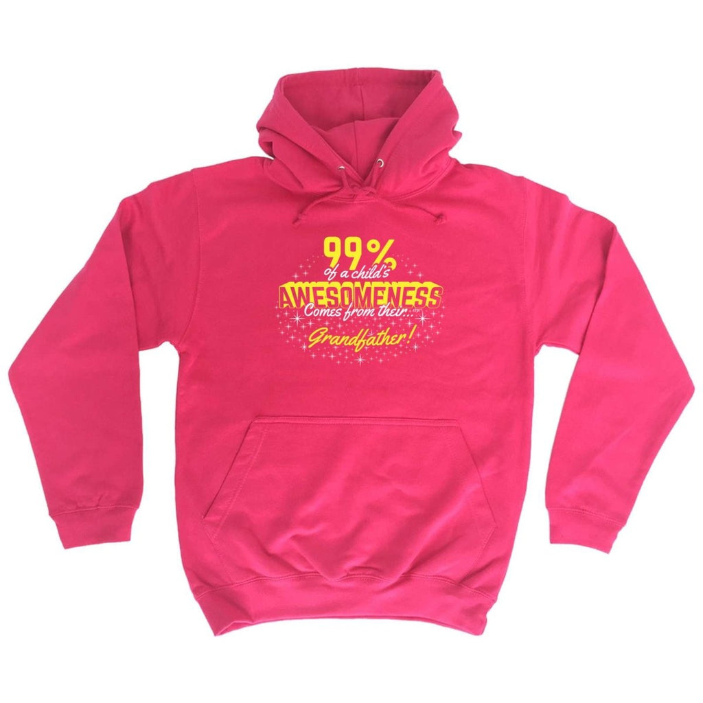 99 Of Awesomeness Comes From Grandfather - Funny Novelty Hoodies Hoodie - 123t Australia | Funny T-Shirts Mugs Novelty Gifts