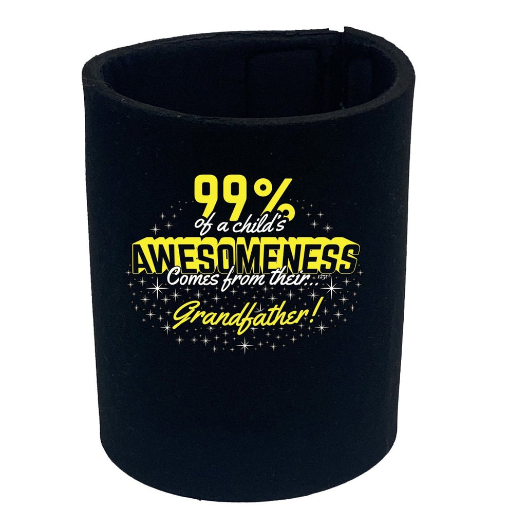 99 Of Awesomeness Comes From Grandfather - Funny Novelty Stubby Holder - 123t Australia | Funny T-Shirts Mugs Novelty Gifts