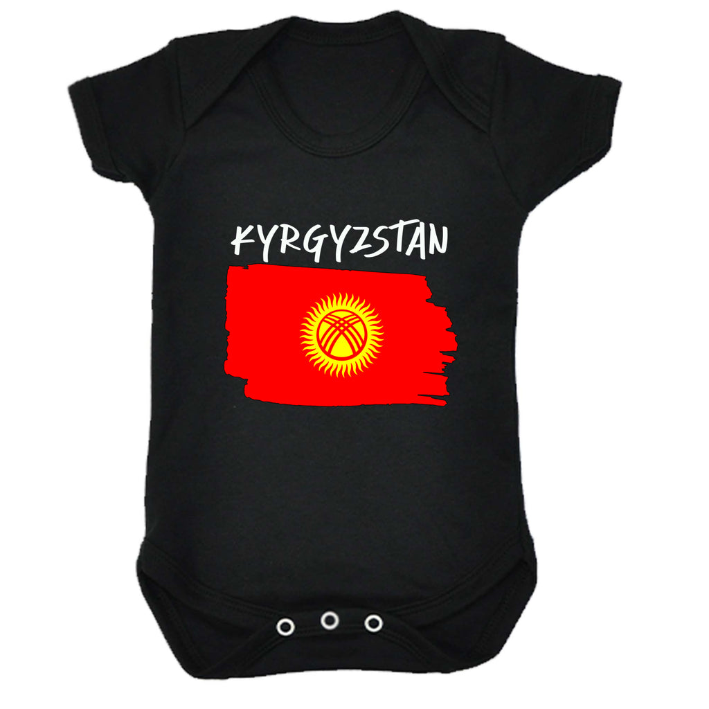 Kyrgyzstan - Funny Babygrow Baby