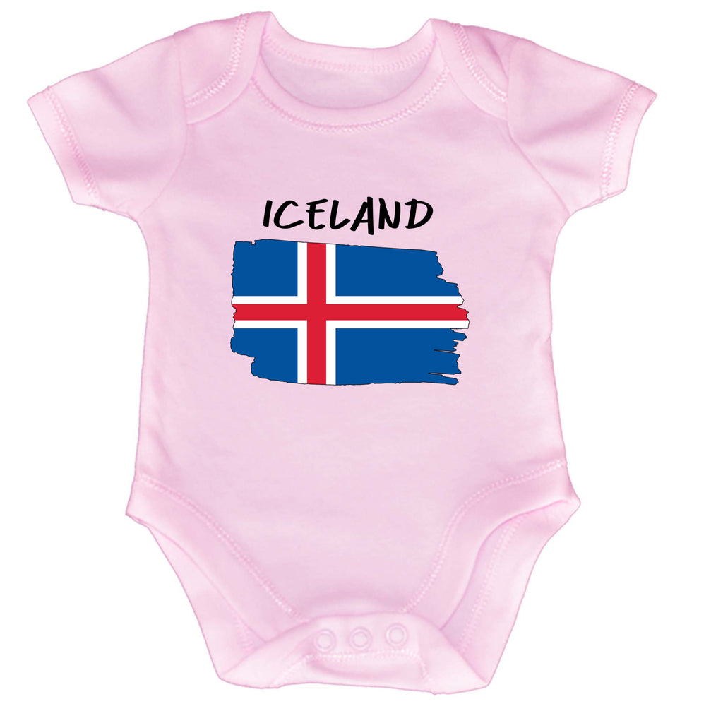 Iceland - Funny Babygrow Baby