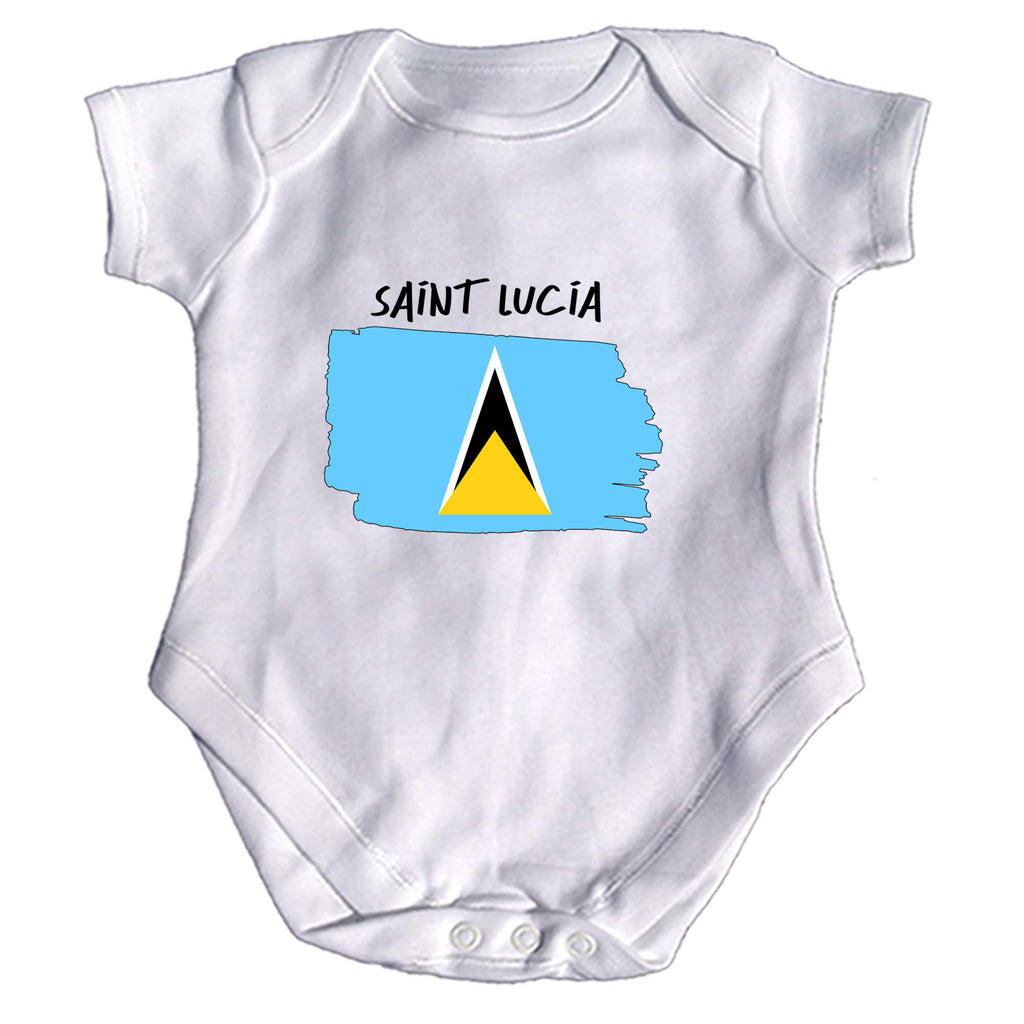 Saint Lucia - Funny Babygrow Baby