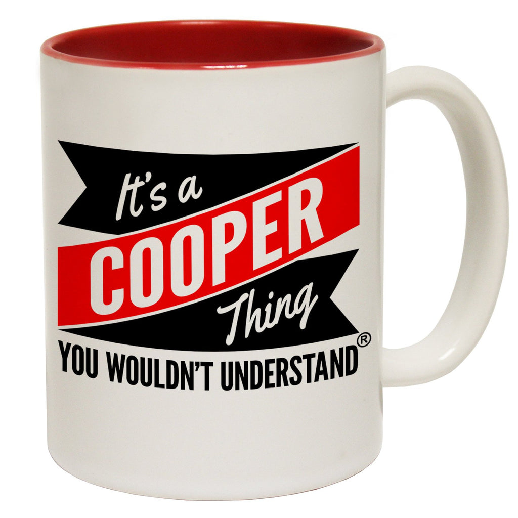 123t New It's A Cooper Thing You Wouldn't Understand Funny Mug, 123t Mugs