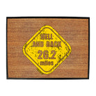 Pb Hell And Back 26 Miles - Funny Novelty Doormat