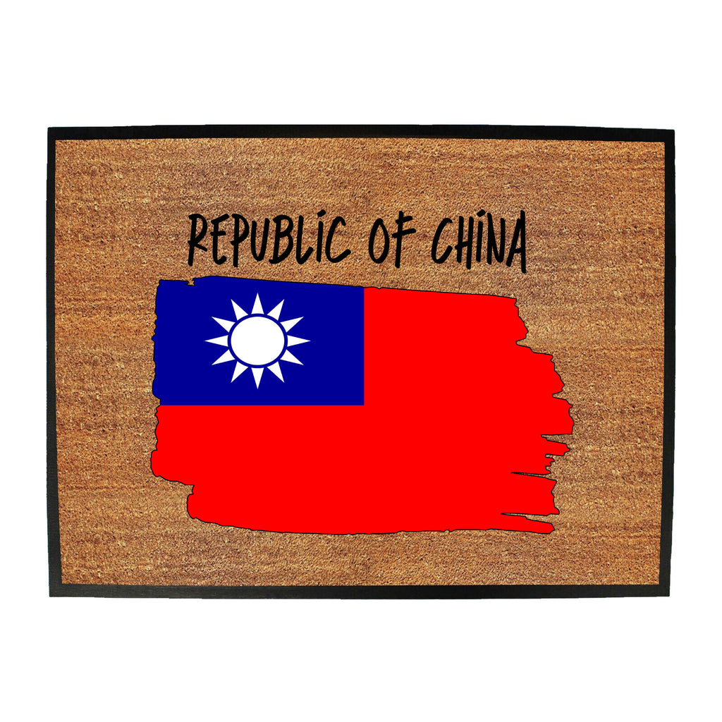Republic Of China - Funny Novelty Doormat