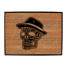 Fedora Candy Skull - Funny Novelty Doormat