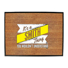 Smith V2 Surname Thing - Funny Novelty Doormat