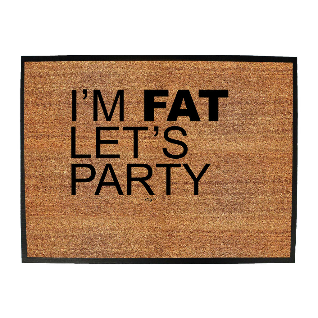 Lets Party - Funny Novelty Doormat