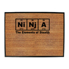 Ninja The Elements Of Stealth - Funny Novelty Doormat