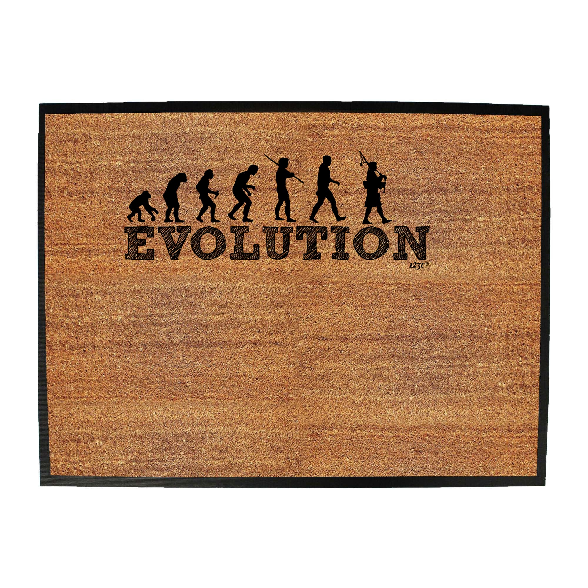 Evolution Pipe Scottish Player - Funny Novelty Doormat