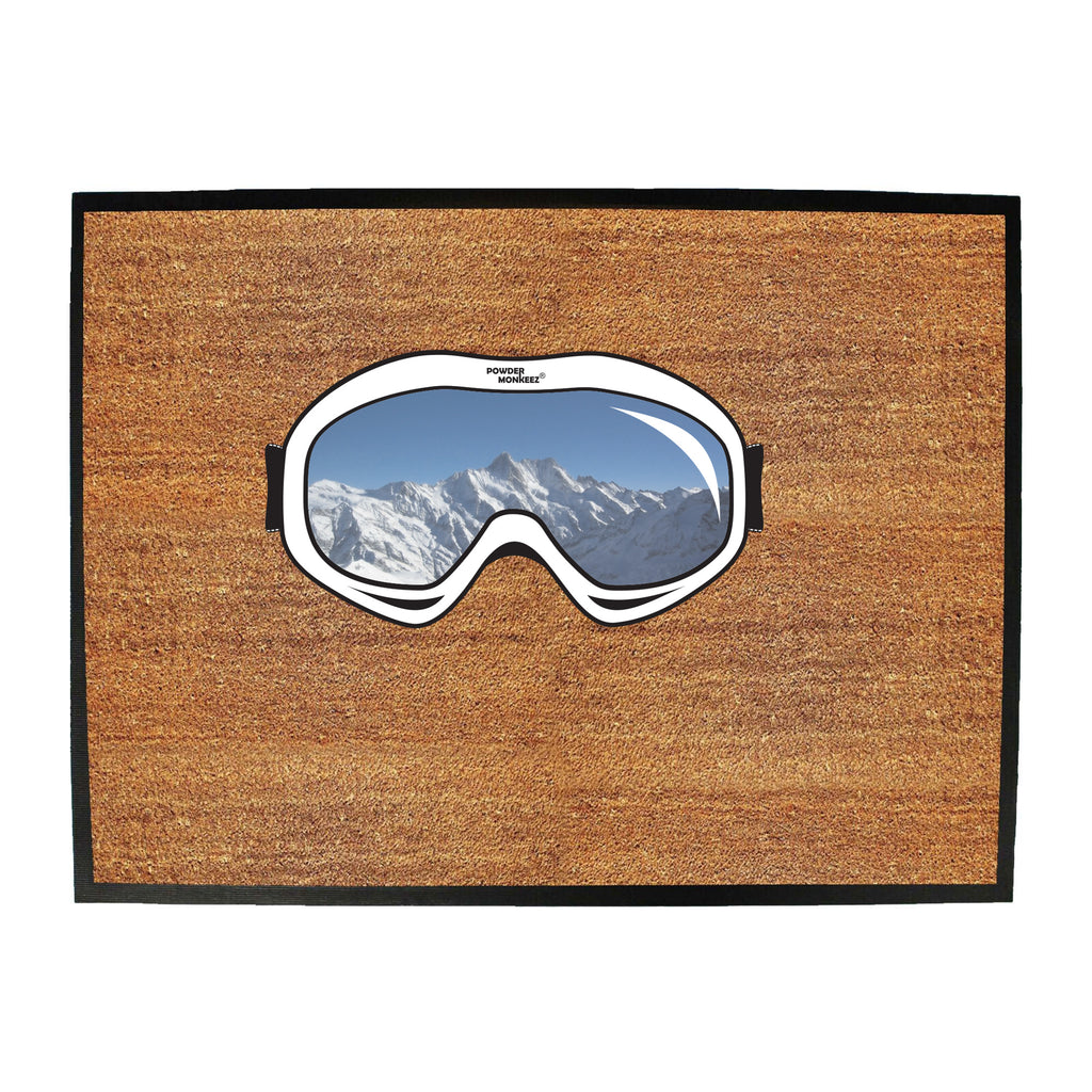 Pm Ski Goggles - Funny Novelty Doormat