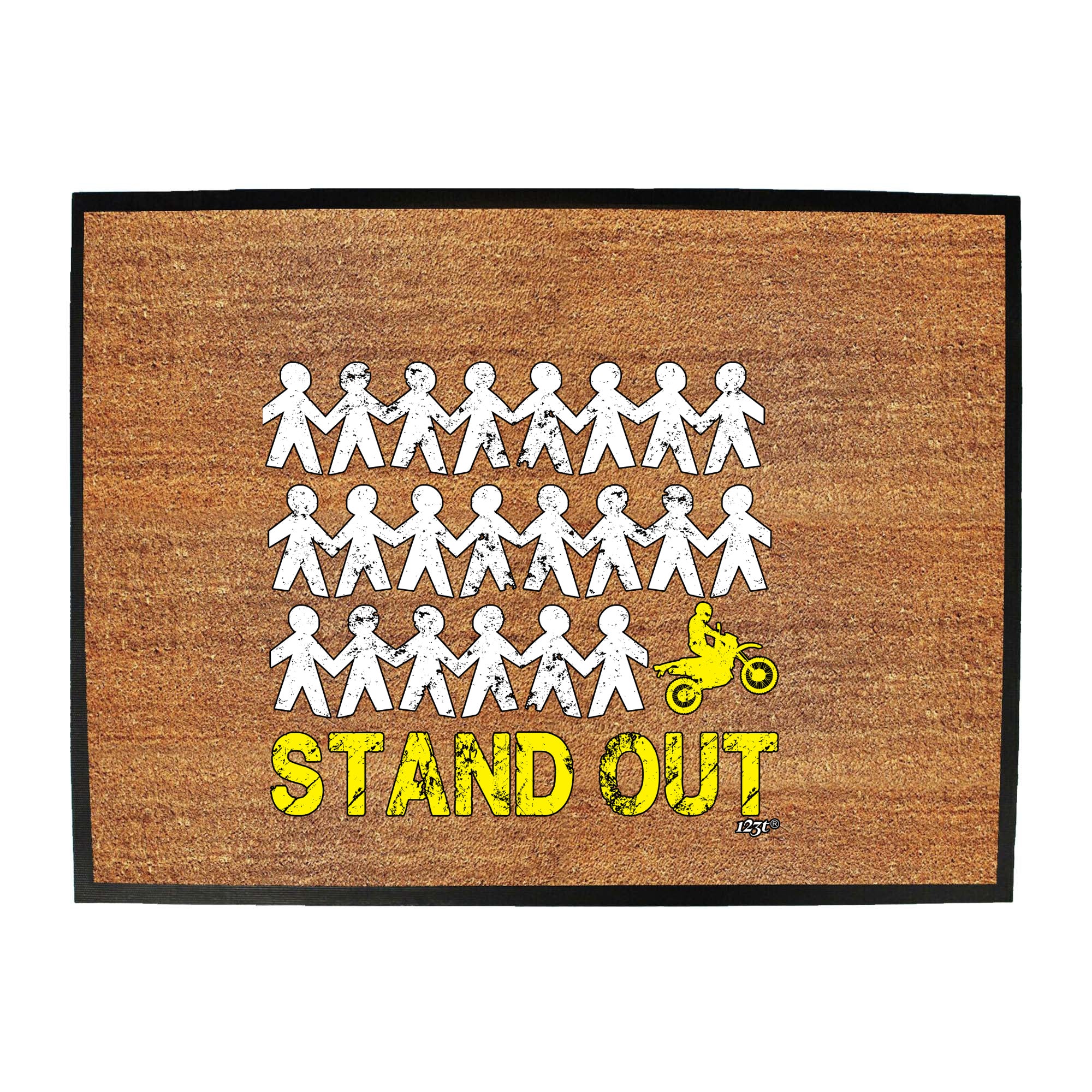 Stand Out Dirtbike - Funny Novelty Doormat