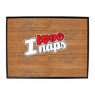 Love Naps Stencil - Funny Novelty Doormat