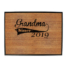 Grandma Since 2019 - Funny Novelty Doormat