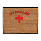 Lifeguard Red - Funny Novelty Doormat
