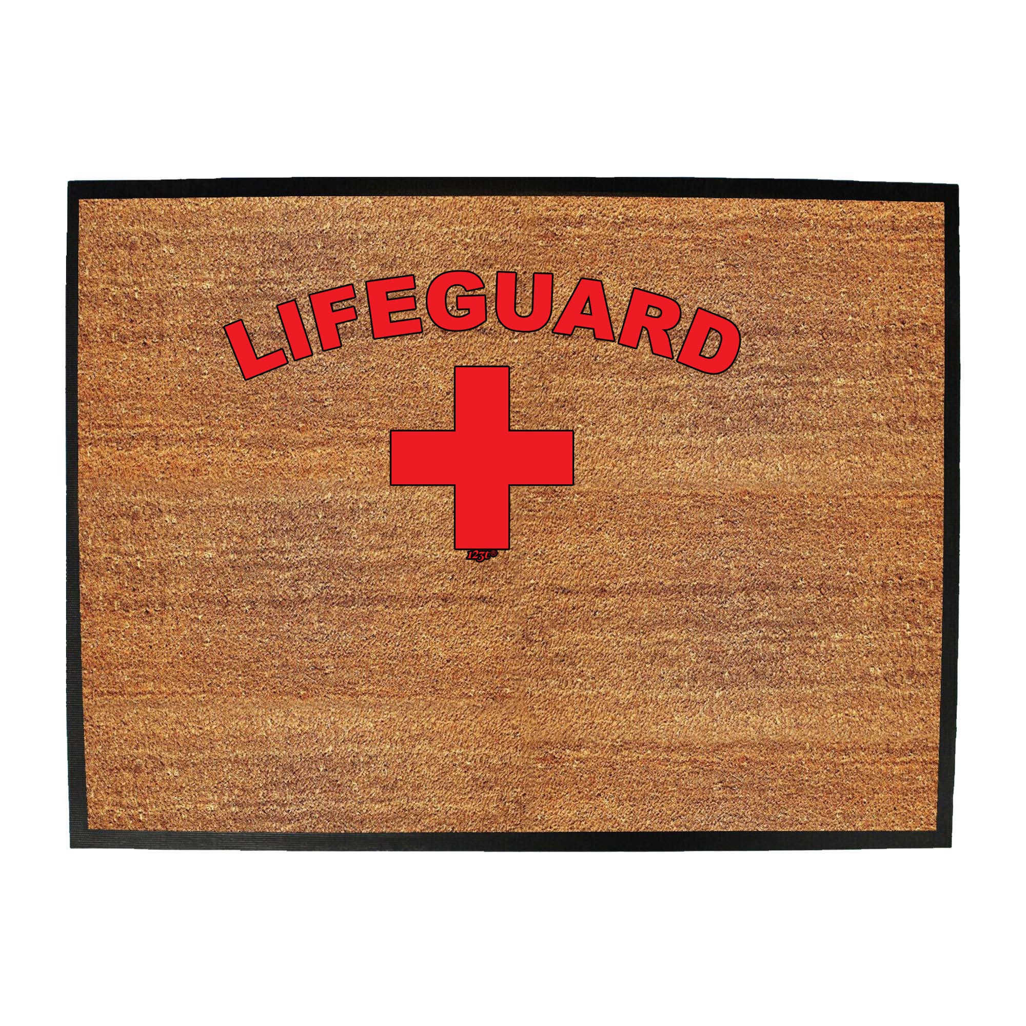 Lifeguard Red - Funny Novelty Doormat
