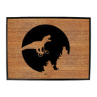 Dinosaur Across The Moon - Funny Novelty Doormat
