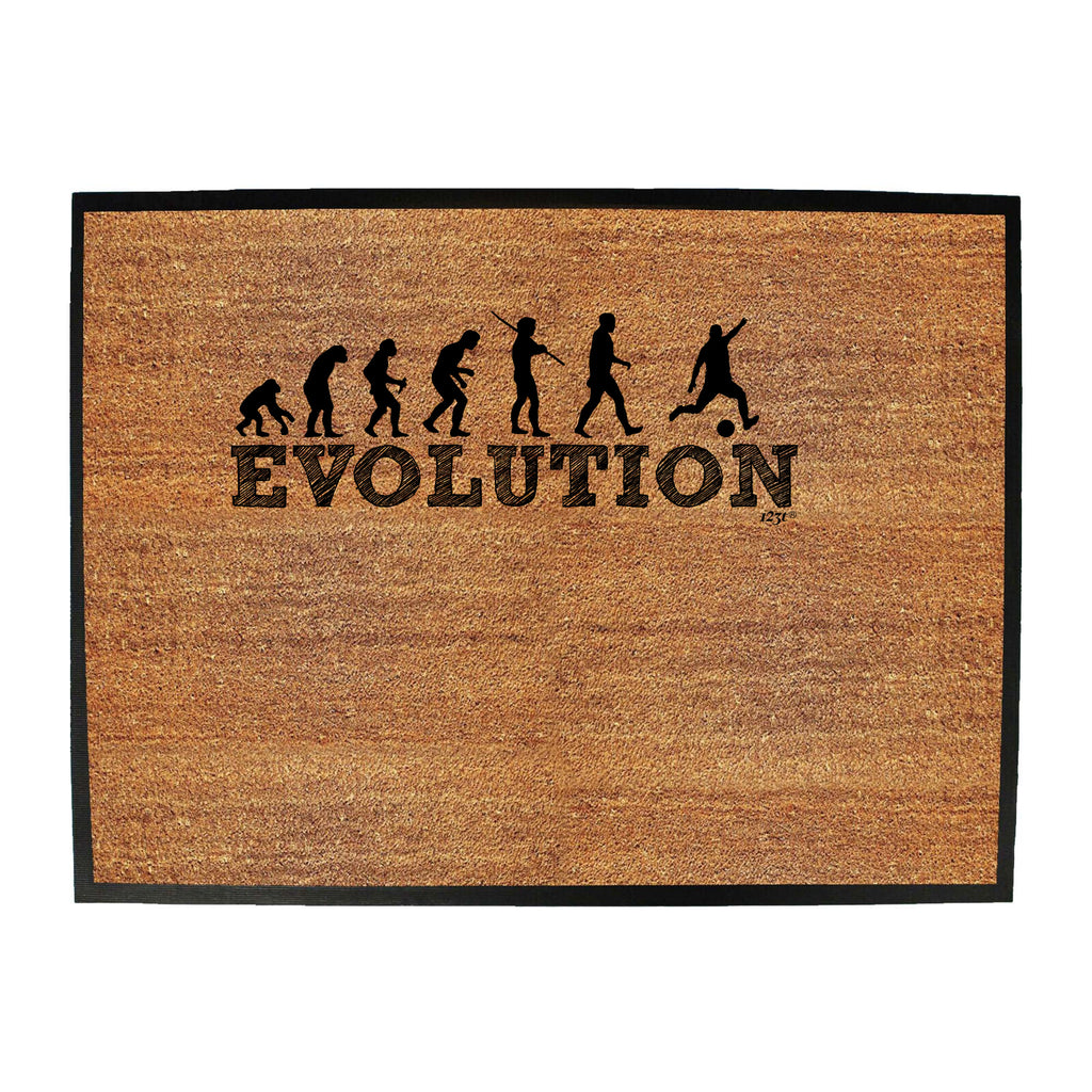 Evolution Football - Funny Novelty Doormat