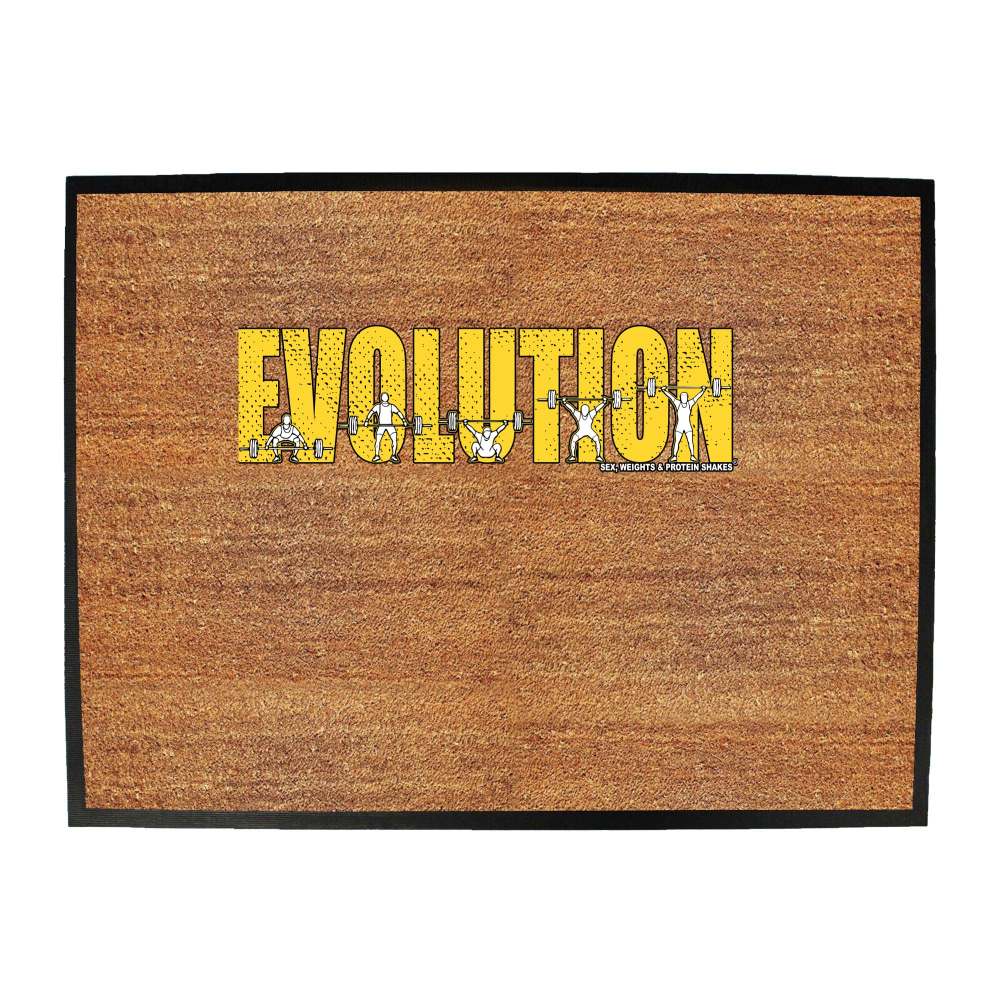 Evolution Gym - Funny Novelty Doormat