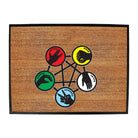 Rock Spock Colour - Funny Novelty Doormat