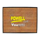 Powell V1 Surname Thing - Funny Novelty Doormat