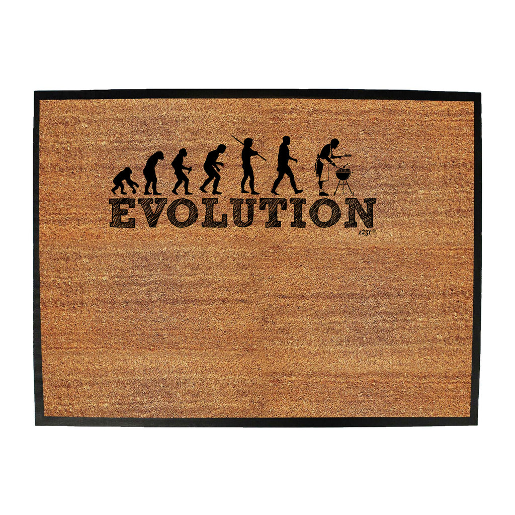 Evolution Bbq Barbeque - Funny Novelty Doormat