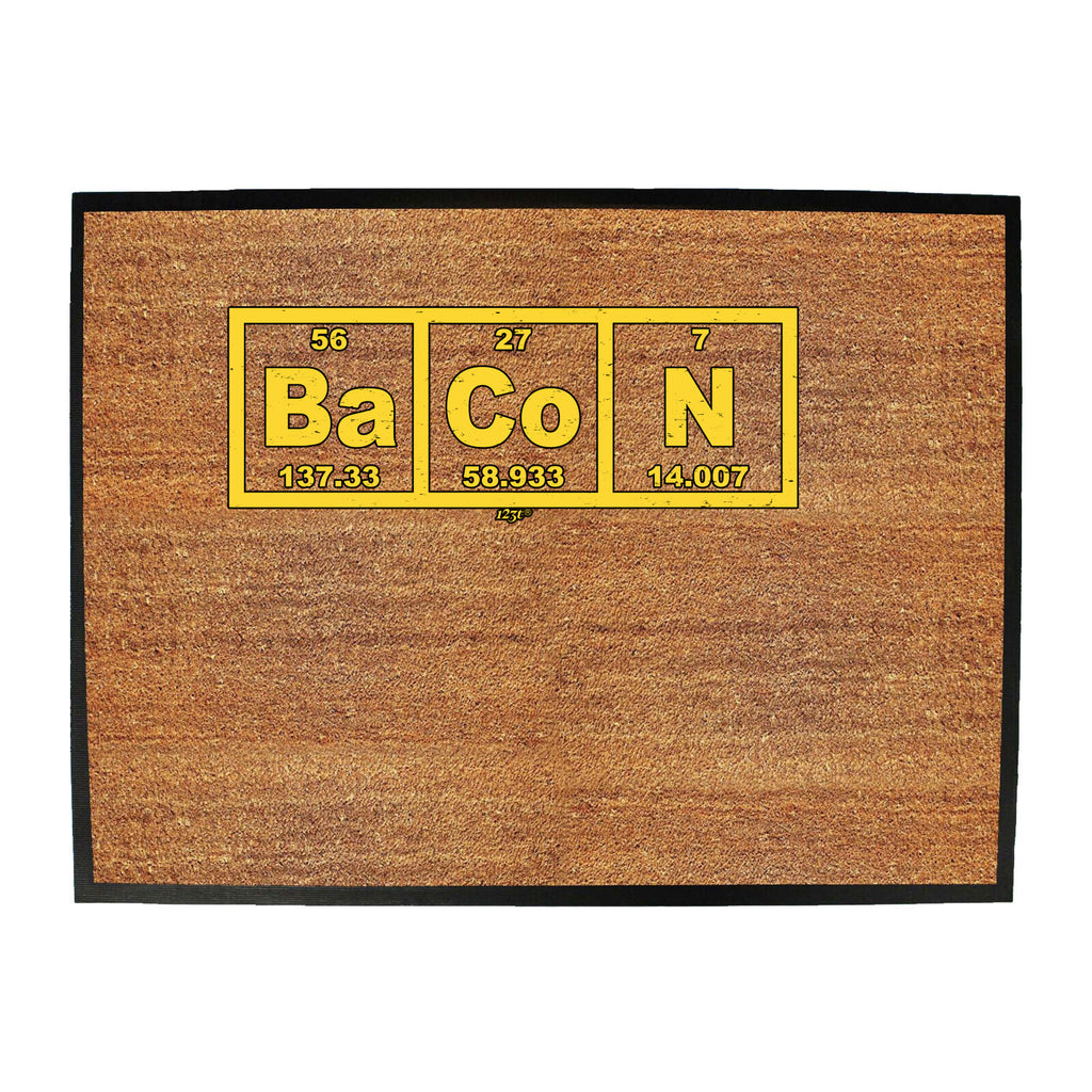 Bacon Periodic - Funny Novelty Doormat