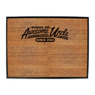 Awesome Uncle Since 2021 - Funny Novelty Doormat