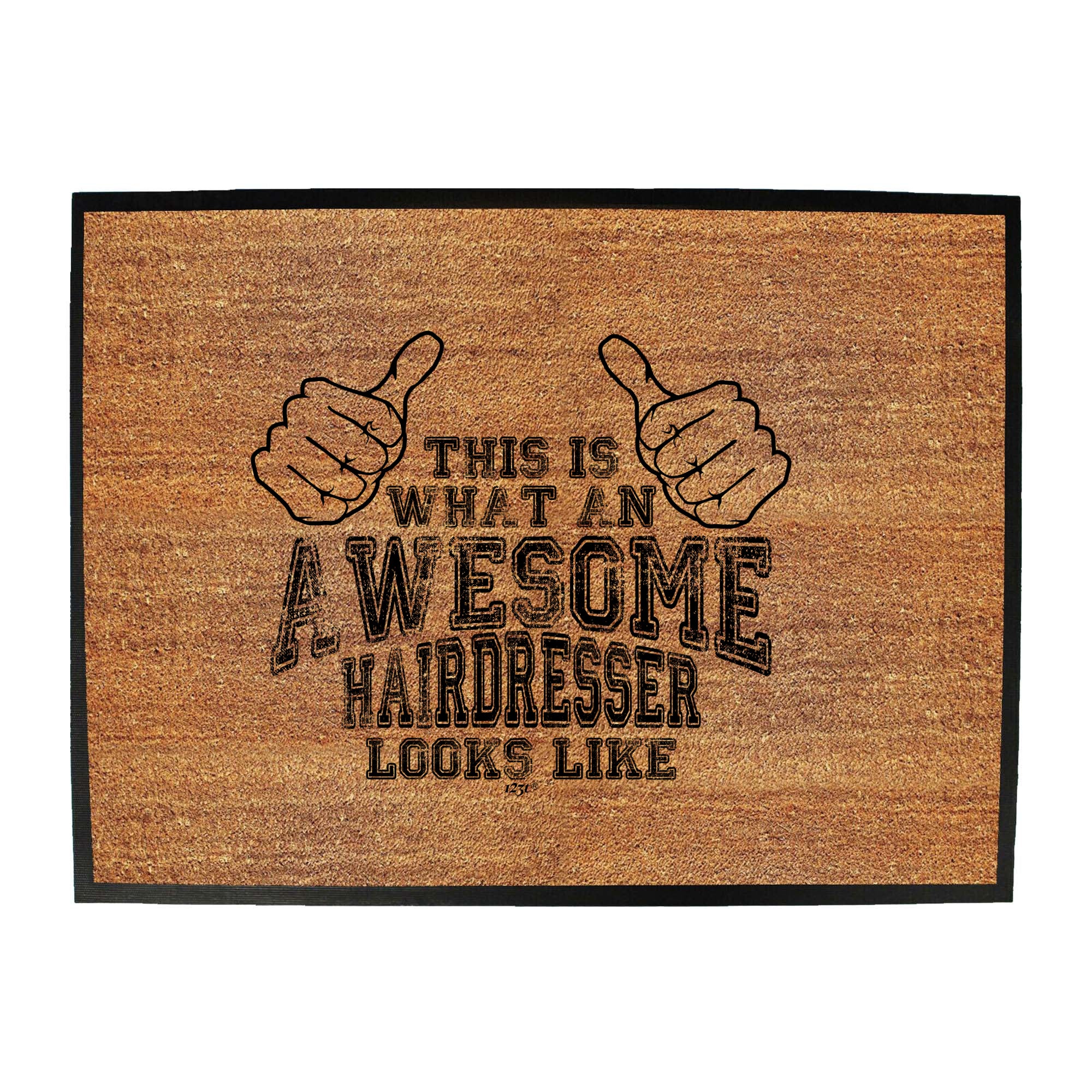 This Is What Awesome Hairdresser - Funny Novelty Doormat