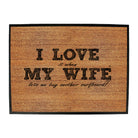 Love It When My Wife Lets Me Buy Another Surfboard - Funny Novelty Doormat