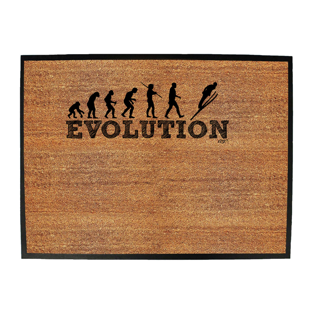 Evolution Sk Jumping - Funny Novelty Doormat