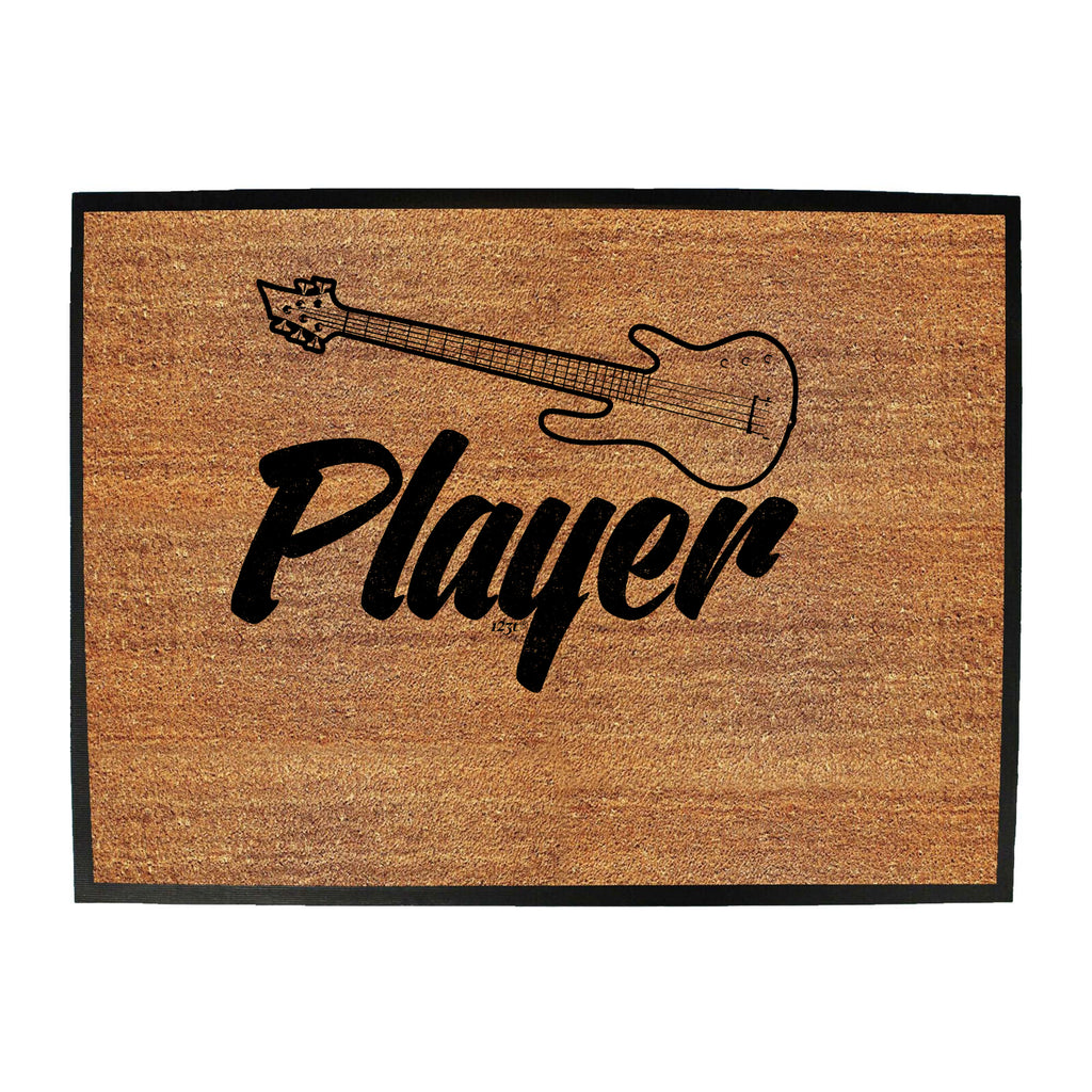 Guitar Player Music - Funny Novelty Doormat