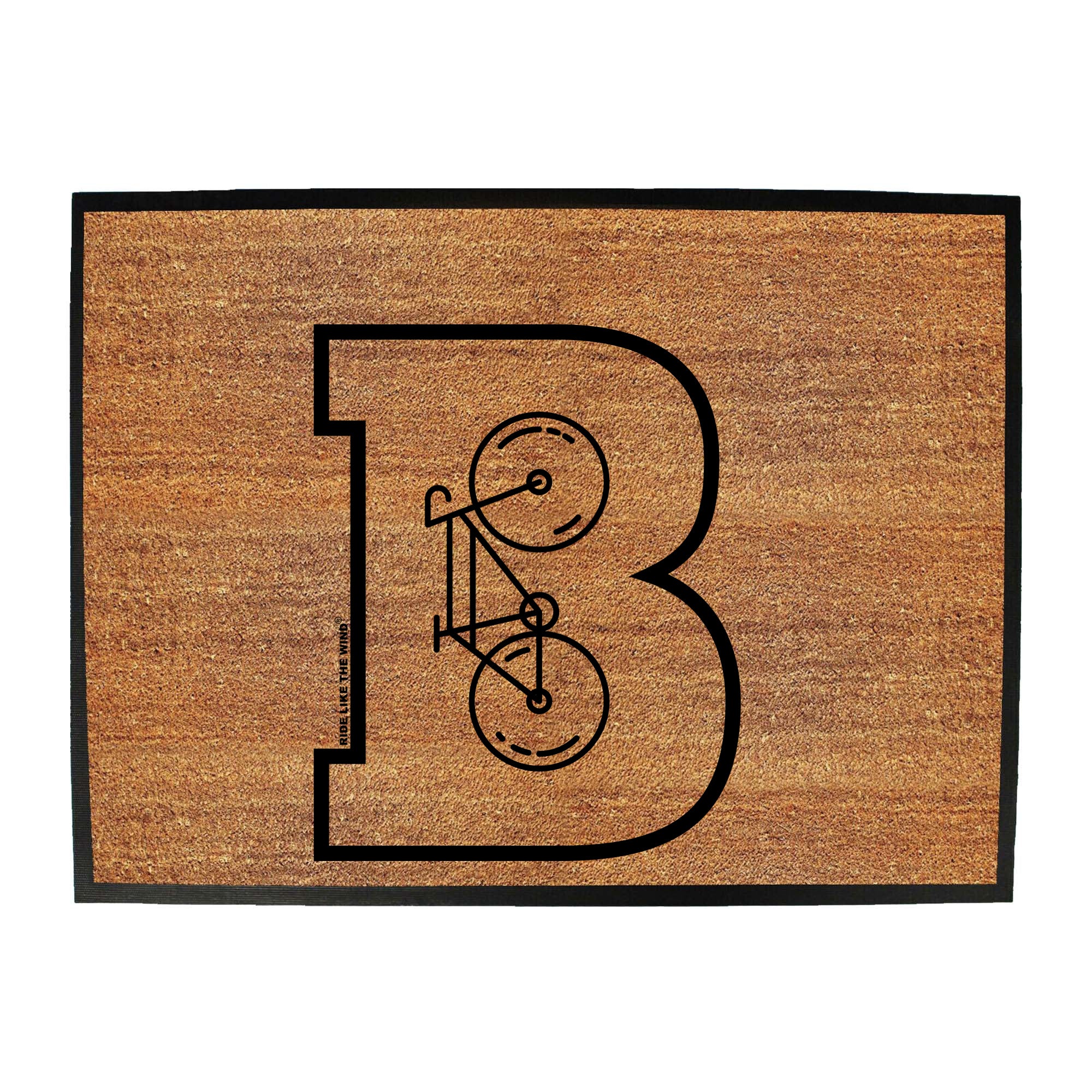 Rltw B Is For Bike - Funny Novelty Doormat
