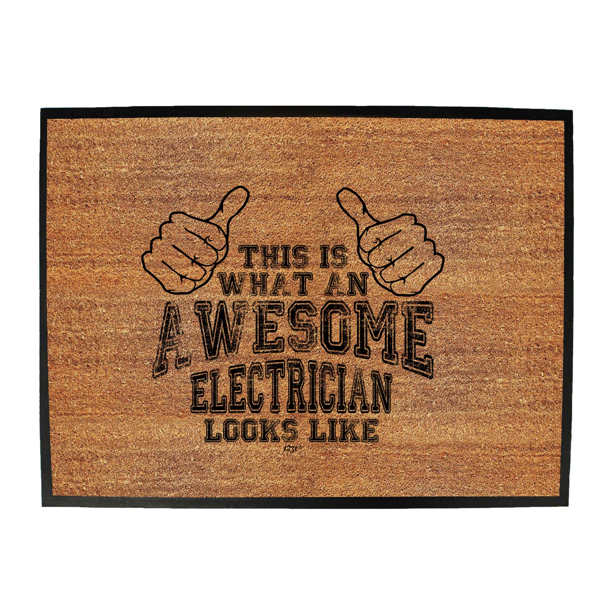 This Is What Awesome Electrician - Funny Novelty Doormat