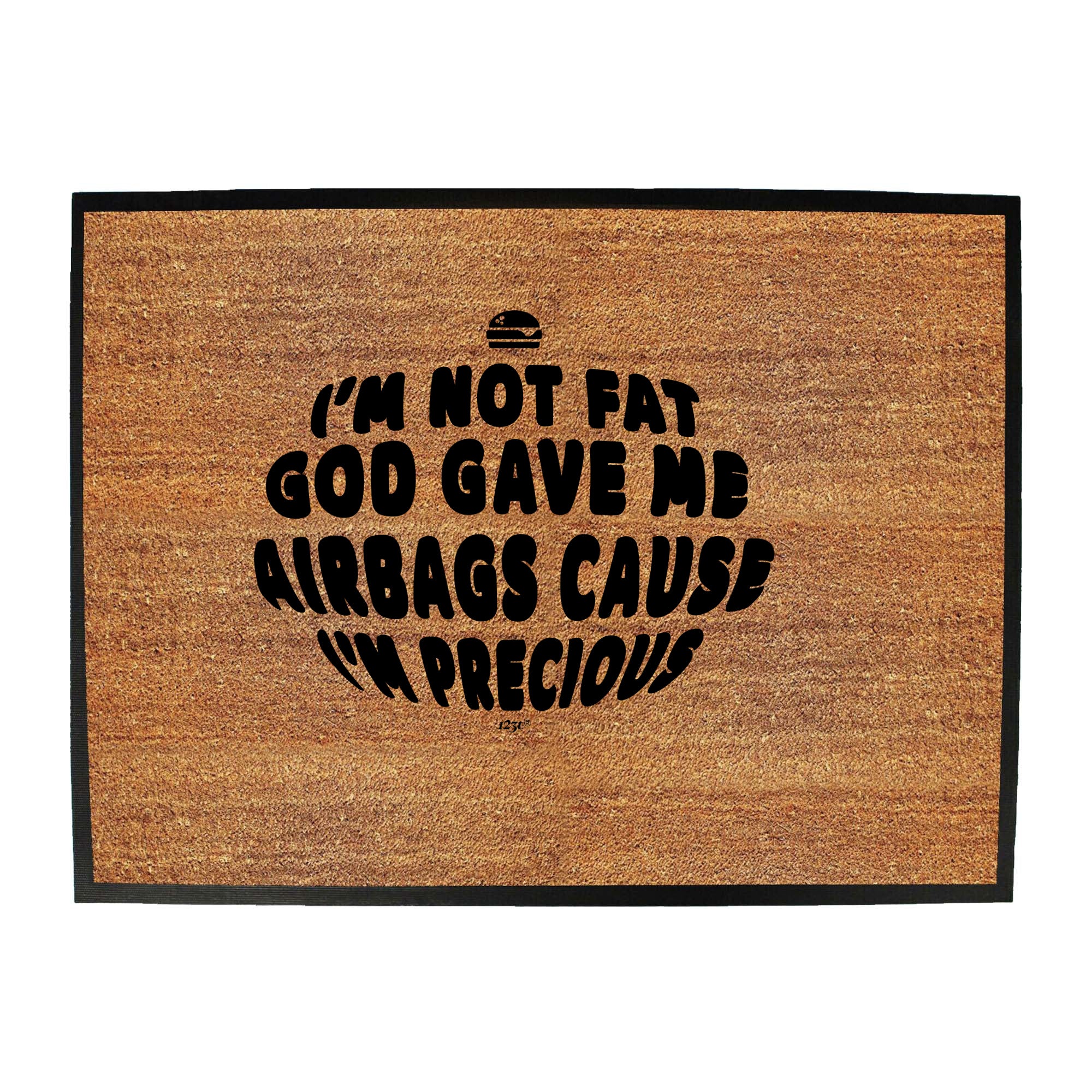God Gave Me Airbags - Funny Novelty Doormat