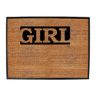 Girl Word - Funny Novelty Doormat