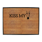 Kiss My Ass Donkey - Funny Novelty Doormat