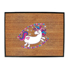 They Told Me Was Delusional Unicorn - Funny Novelty Doormat