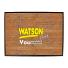 Watson V1 Surname Thing - Funny Novelty Doormat