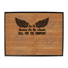 Go To Heaven For The Climate - Funny Novelty Doormat