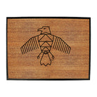 Festival Eagle White - Funny Novelty Doormat