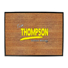 Thompson V1 Lifetime Member - Funny Novelty Doormat