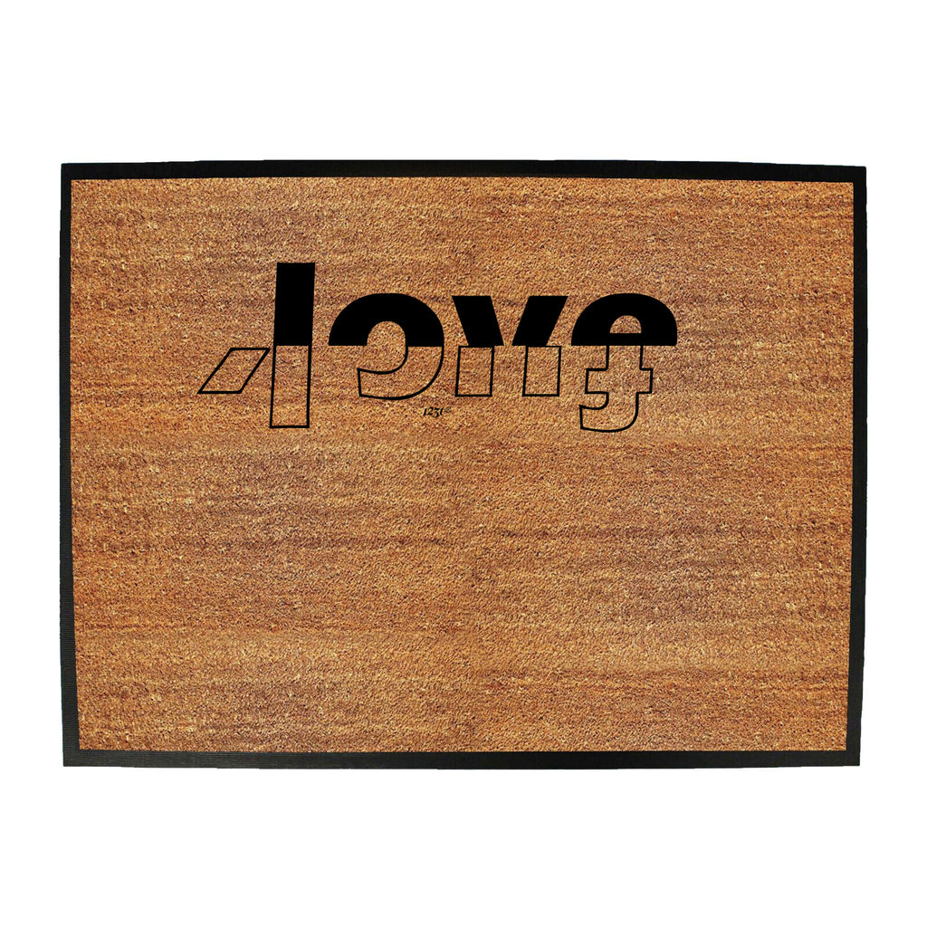 Love F  K Illusion - Funny Novelty Doormat