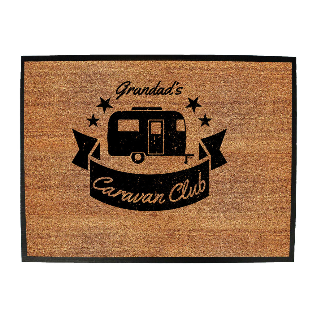 Grandads Caravan Club - Funny Novelty Doormat