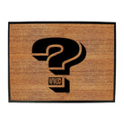 What Would Jesus Do Question Mark - Funny Novelty Doormat