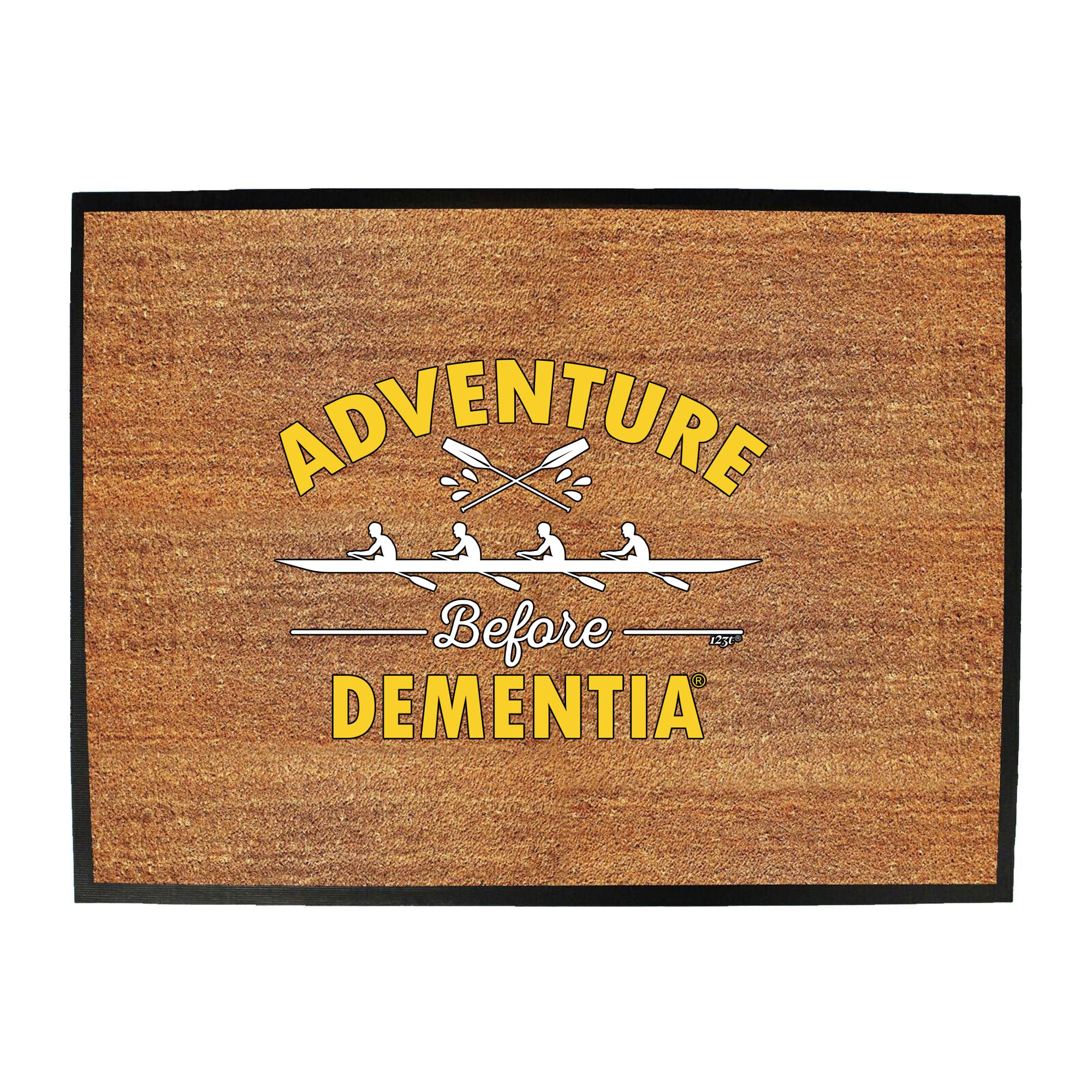 Row Adventure Before - Funny Novelty Doormat