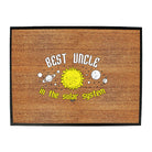 Best Uncle Solar System - Funny Novelty Doormat