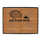 One Track Mind Gokart - Funny Novelty Doormat