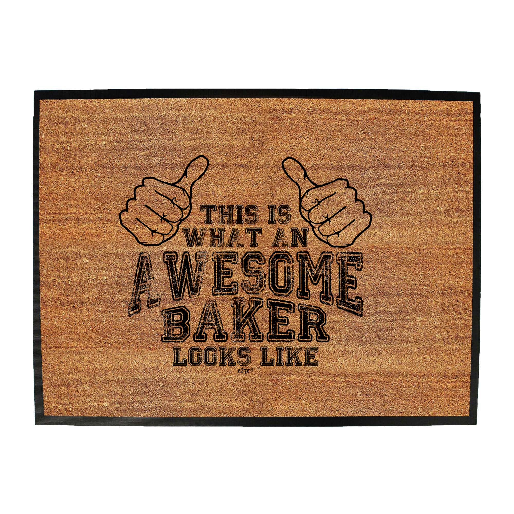 This Is What Awesome Baker - Funny Novelty Doormat