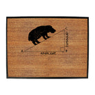 Hypotenuse Hippo Hippopotamus - Funny Novelty Doormat